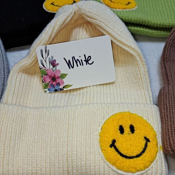 Melody Beanies Smiley Face, Various colors available GREAT GIFT IDEA ADO… - Picture 10 of 16